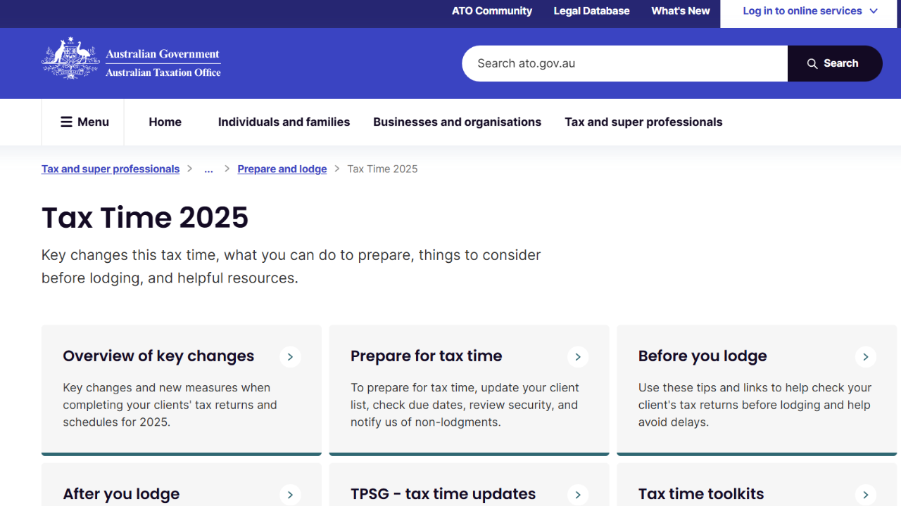 tax season 2025